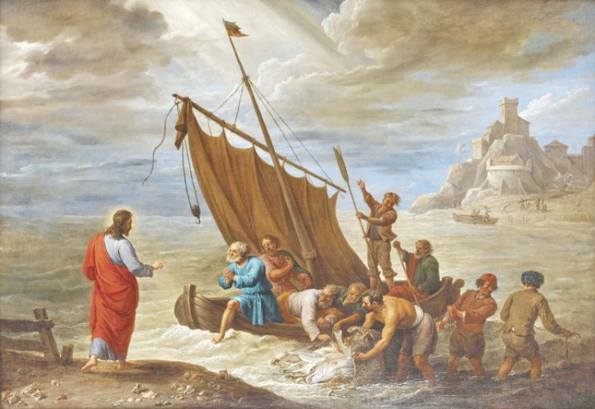 Người bảo các ông: “Cứ thả lưới xuống bên phải mạn thuyền đi, thì sẽ bắt được cá.” (Ga 21,6)
